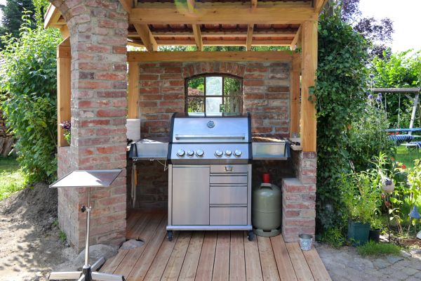 Propane Grill Assembly in Park City