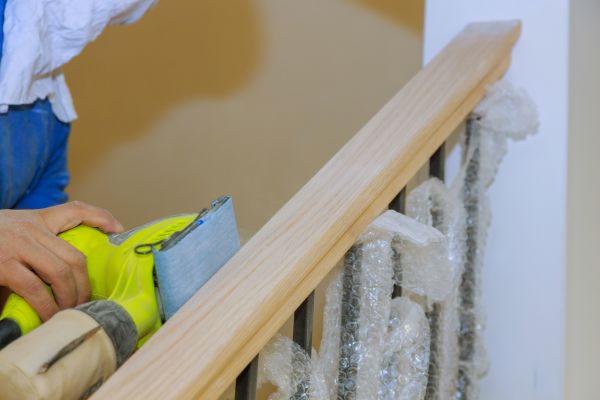 Handrail Sanding in Park City